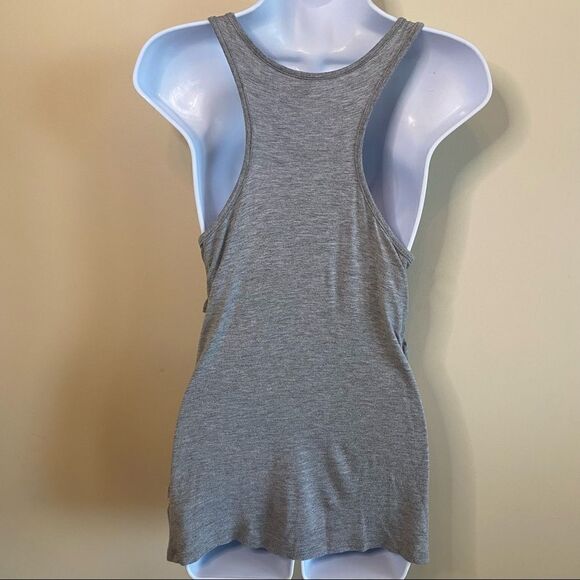 studio Y Grey Ruffled tank top - Picture 2 of 6